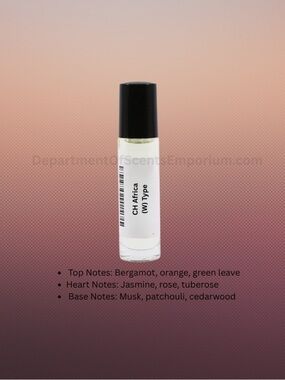 CH Africa (W) Type 1/3 Oz Glass Roll-On Fragrance Oil